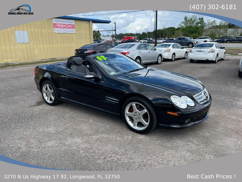 used 2003 Mercedes-Benz SL-Class car, priced at $12,888