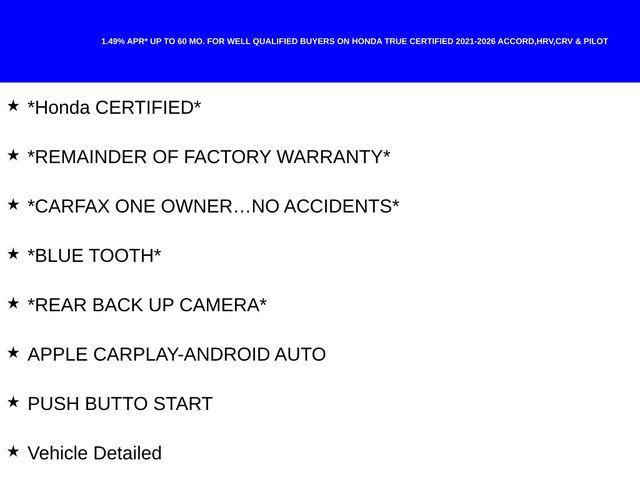 used 2025 Honda HR-V car, priced at $25,990