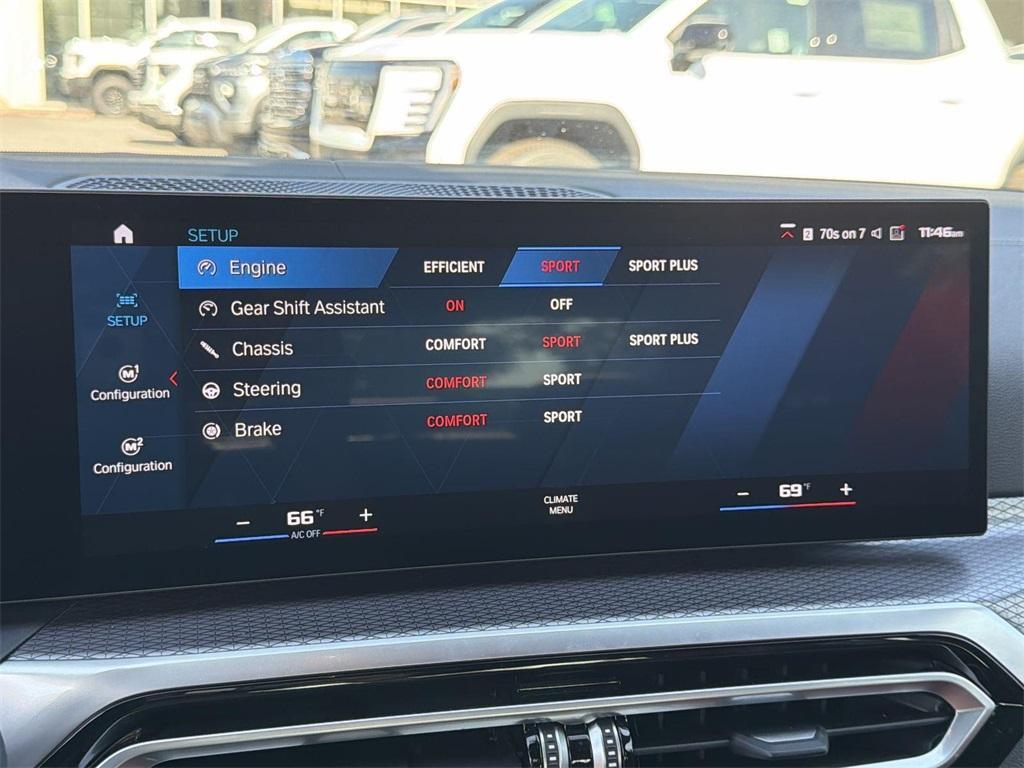 used 2024 BMW M3 car, priced at $73,018