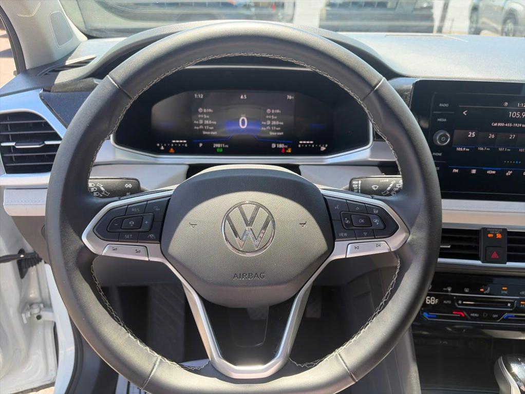 used 2025 Volkswagen Taos car, priced at $23,754