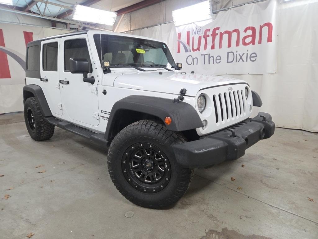 used 2016 Jeep Wrangler Unlimited car, priced at $17,458