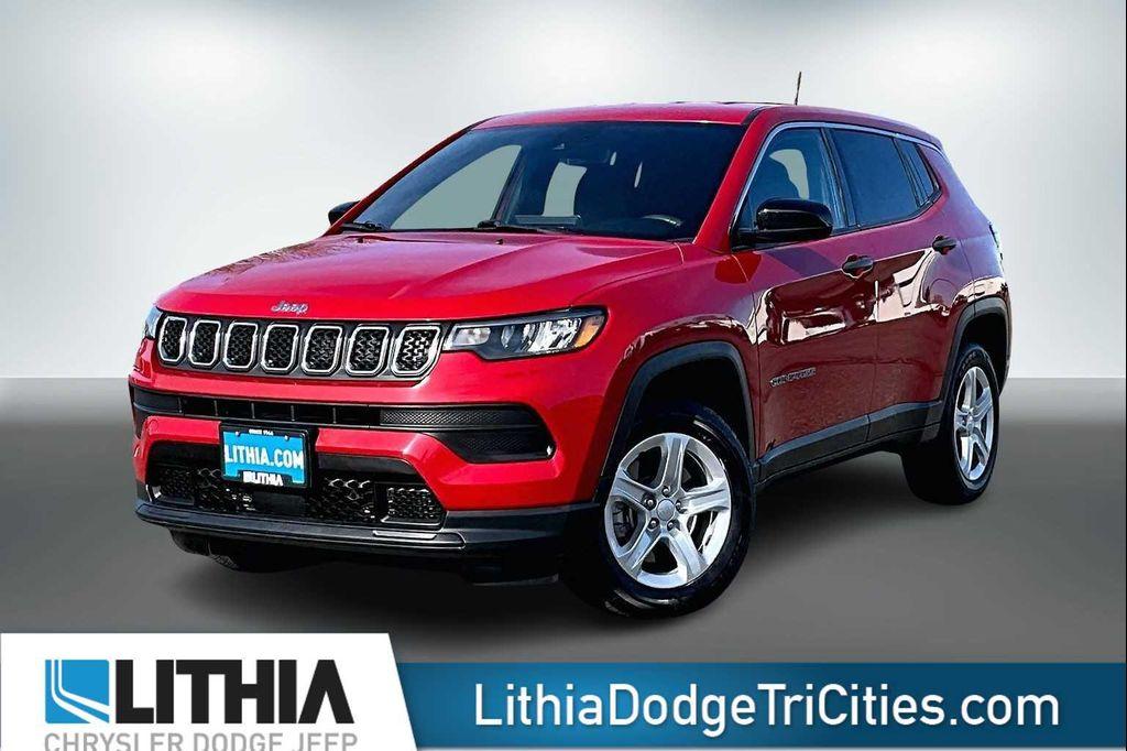 used 2023 Jeep Compass car, priced at $17,988