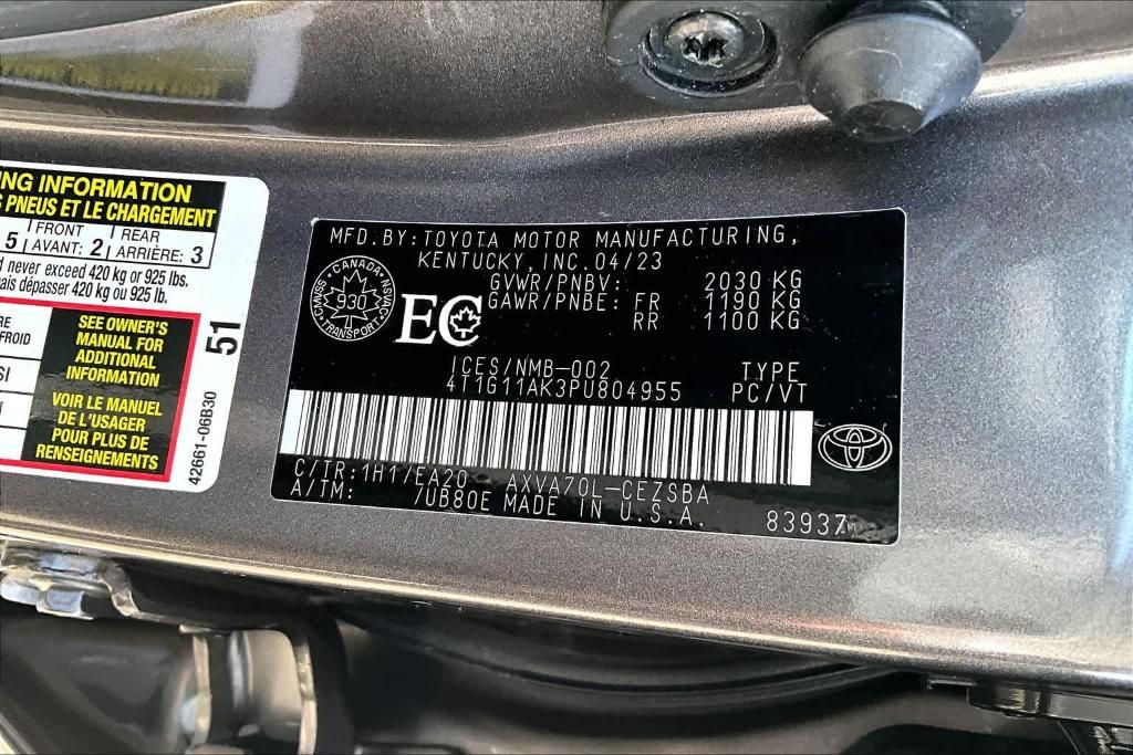 used 2023 Toyota Camry car, priced at $24,788
