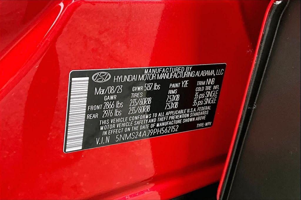 used 2023 Hyundai Santa Fe car, priced at $18,588