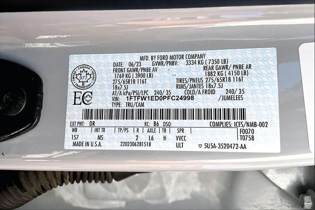 used 2023 Ford F-150 car, priced at $34,388