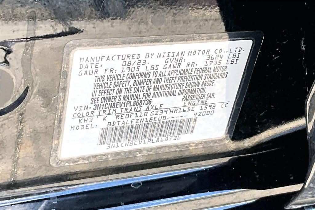 used 2023 Nissan Versa car, priced at $15,288
