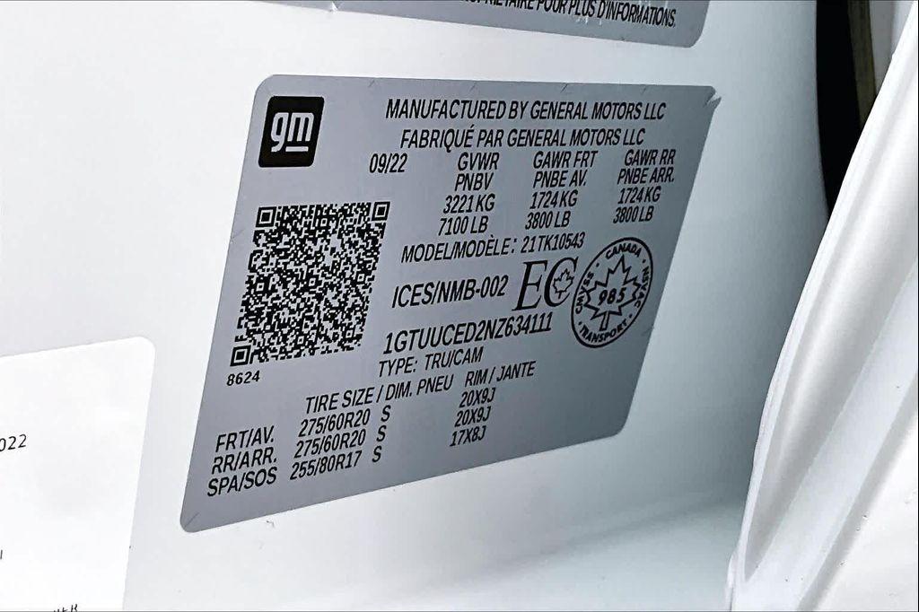 used 2022 GMC Sierra 1500 car, priced at $39,788