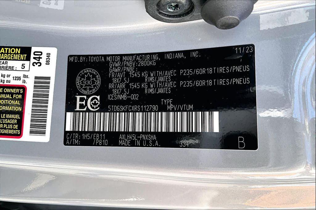 used 2024 Toyota Sienna car, priced at $45,888