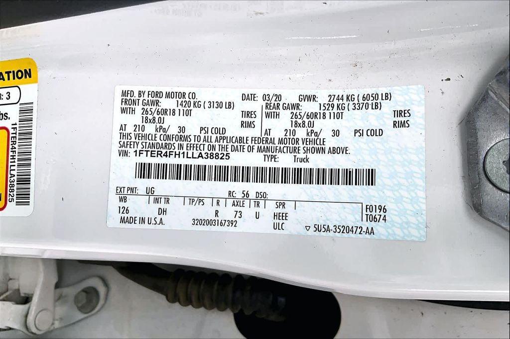 used 2020 Ford Ranger car, priced at $25,788