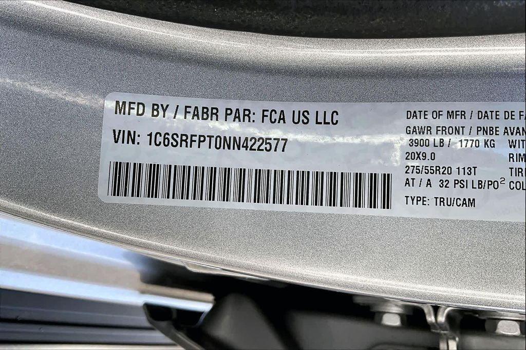 used 2022 Ram 1500 car, priced at $35,998