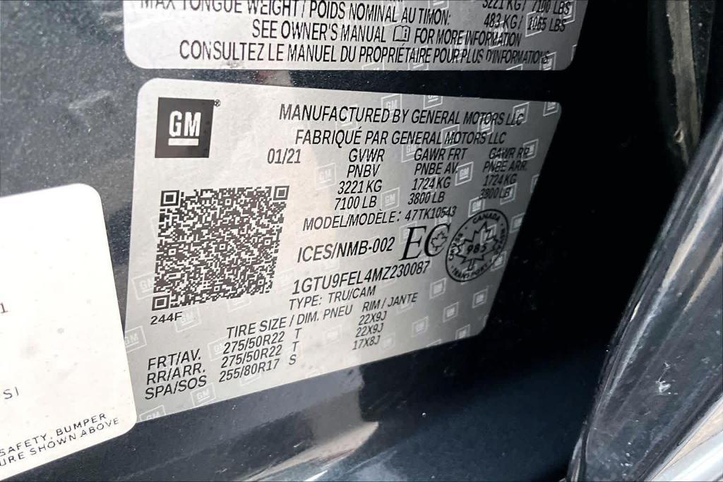 used 2021 GMC Sierra 1500 car, priced at $41,088