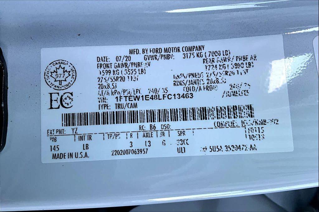 used 2020 Ford F-150 car, priced at $32,288