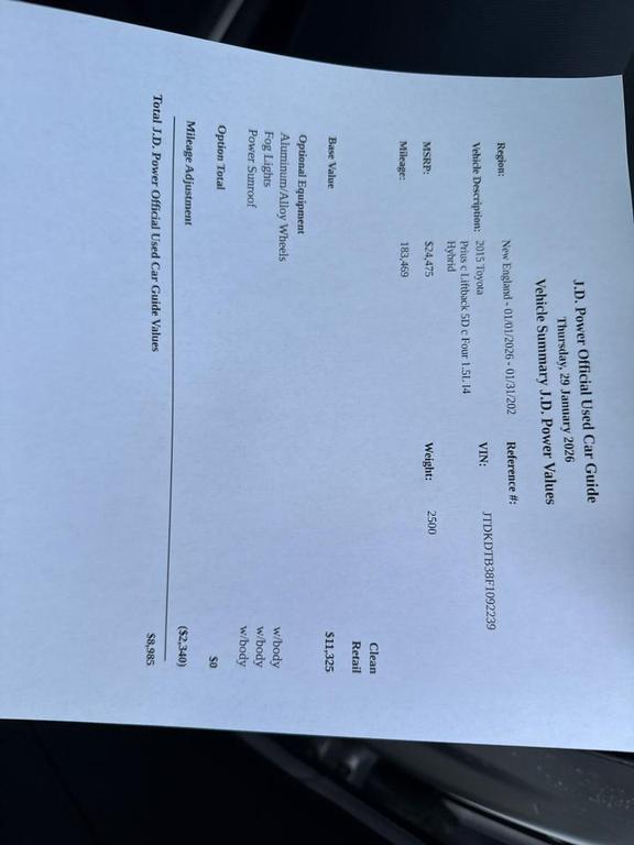 used 2015 Toyota Prius c car, priced at $7,996