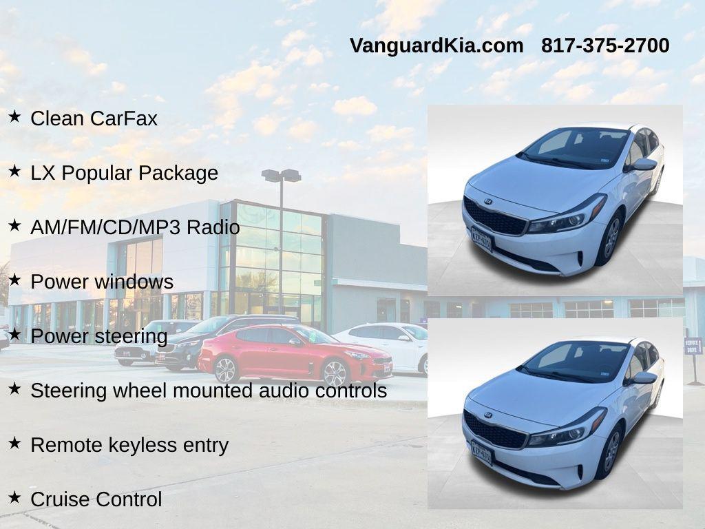 used 2017 Kia Forte car, priced at $9,995