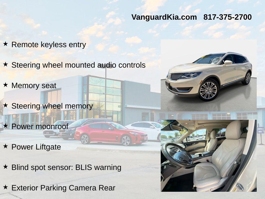 used 2016 Lincoln MKX car, priced at $14,995