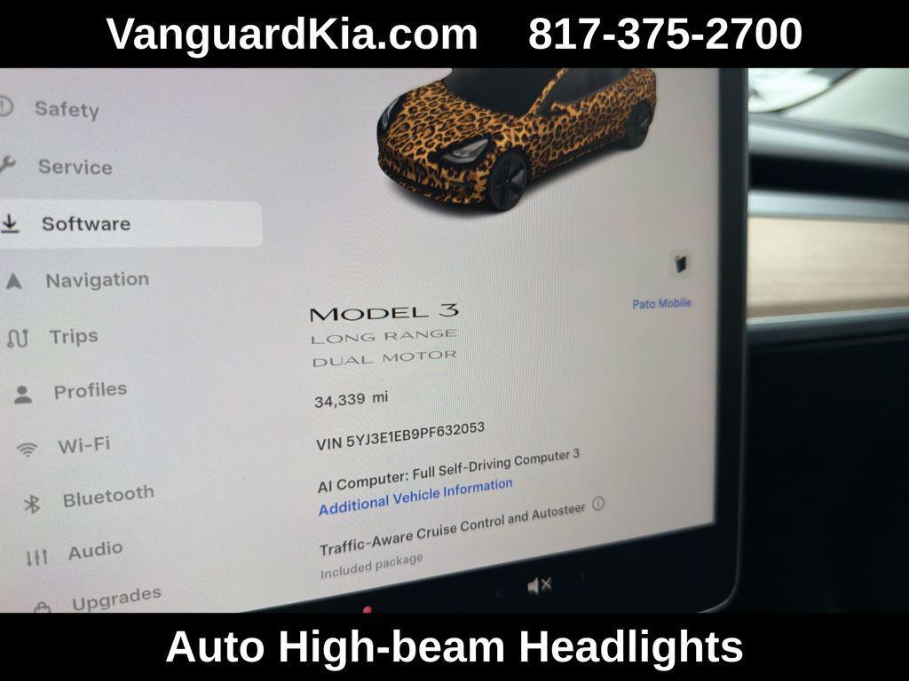 used 2023 Tesla Model 3 car, priced at $30,995
