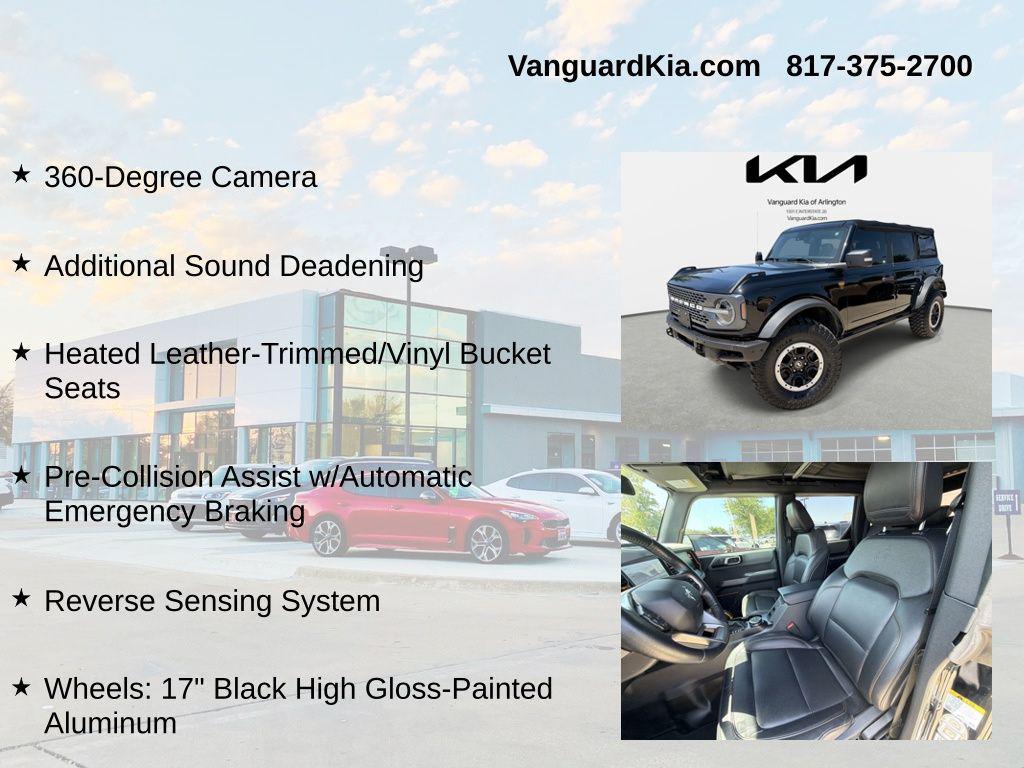 used 2021 Ford Bronco car, priced at $34,995