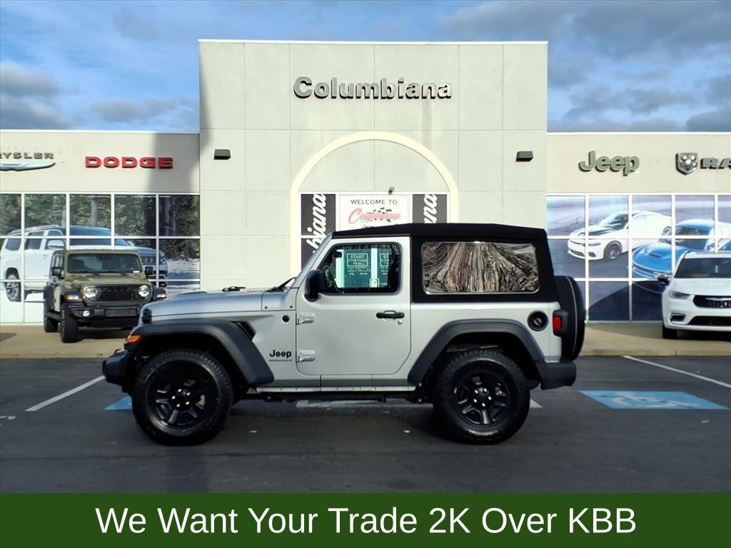 used 2024 Jeep Wrangler car, priced at $28,597