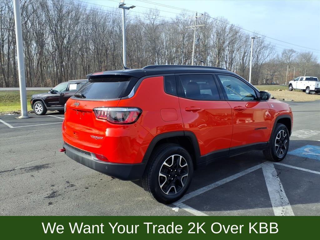 used 2021 Jeep Compass car, priced at $17,364