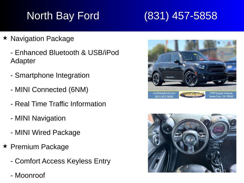 used 2016 MINI Countryman car, priced at $12,655
