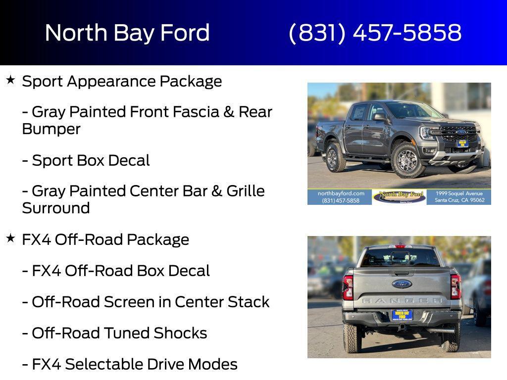 new 2025 Ford Ranger car, priced at $38,788