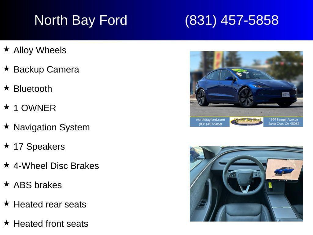used 2025 Tesla Model 3 car, priced at $42,000