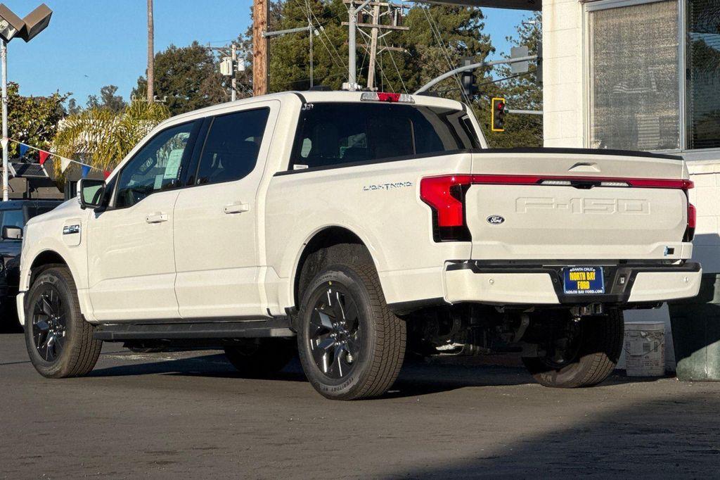 new 2025 Ford F-150 Lightning car, priced at $77,647