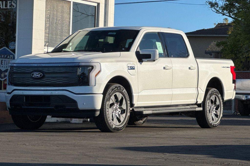new 2025 Ford F-150 Lightning car, priced at $77,647