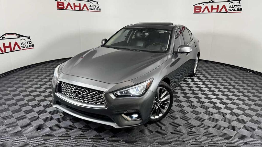 used 2021 INFINITI Q50 car, priced at $18,495