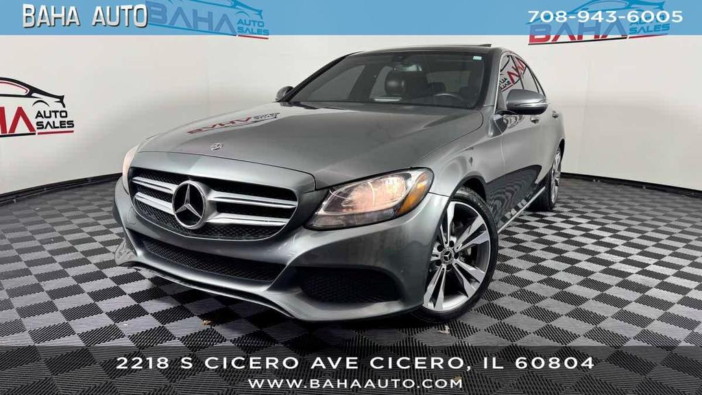 used 2018 Mercedes-Benz C-Class car, priced at $14,995