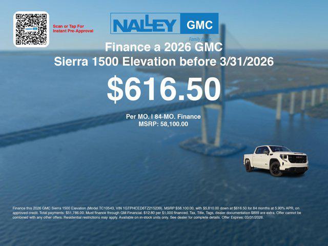 new 2026 GMC Sierra 1500 car, priced at $49,651