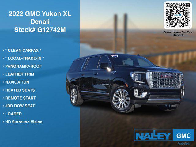 used 2022 GMC Yukon XL car, priced at $49,500