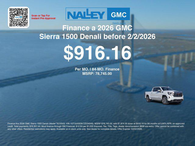 new 2026 GMC Sierra 1500 car, priced at $71,296