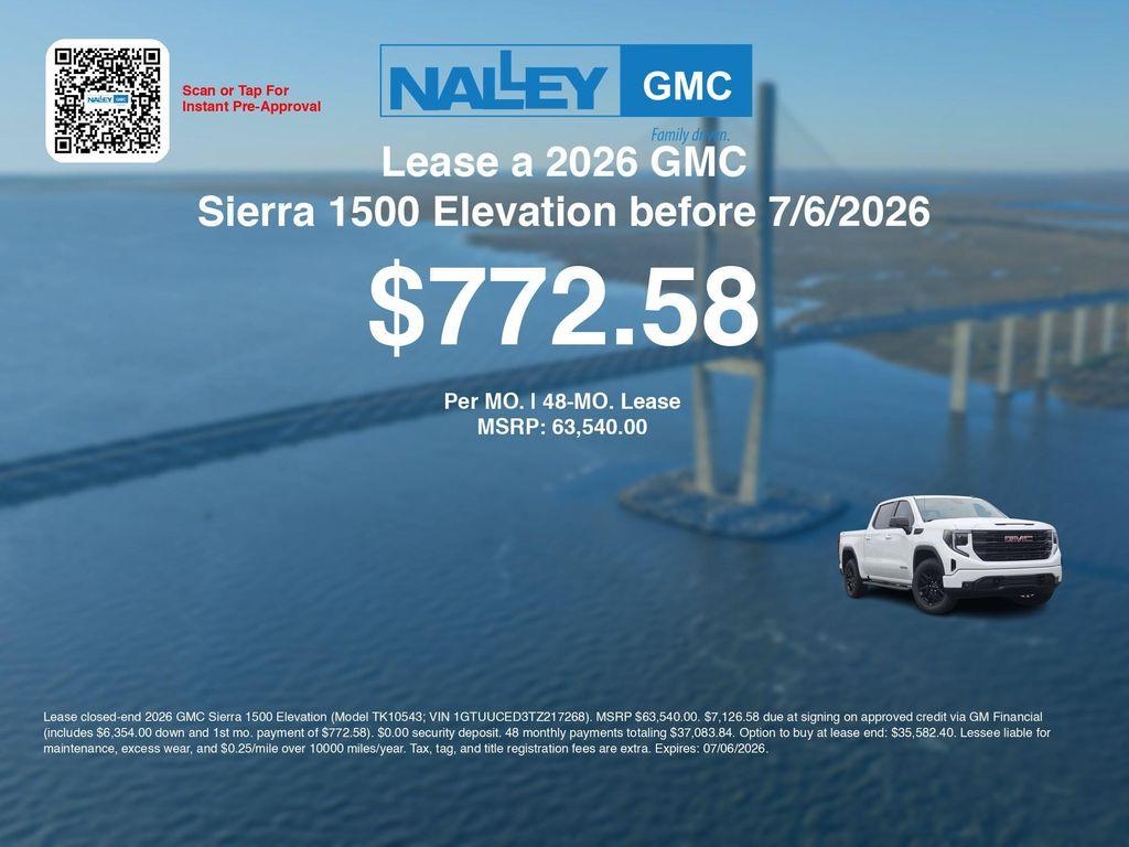 new 2026 GMC Sierra 1500 car, priced at $55,437