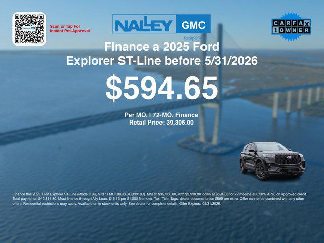 used 2025 Ford Explorer car, priced at $37,706
