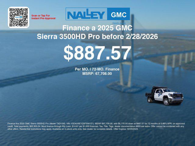 new 2025 GMC Sierra 3500 car, priced at $61,509