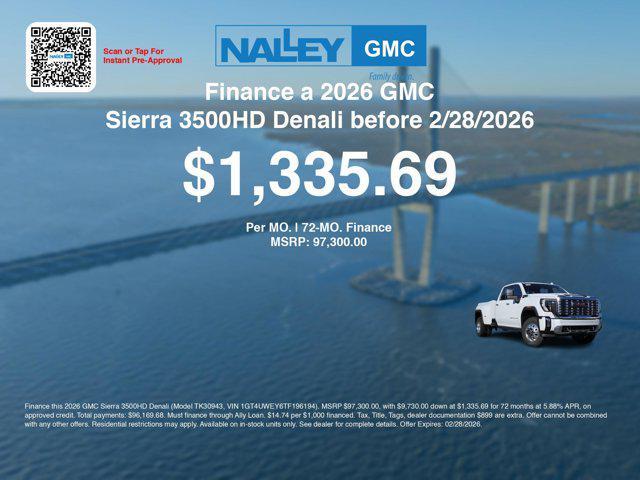 new 2026 GMC Sierra 3500 car, priced at $84,680