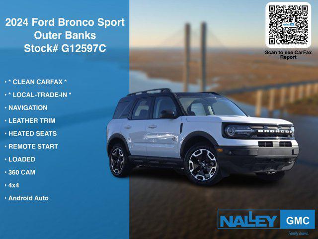 used 2024 Ford Bronco Sport car, priced at $28,200