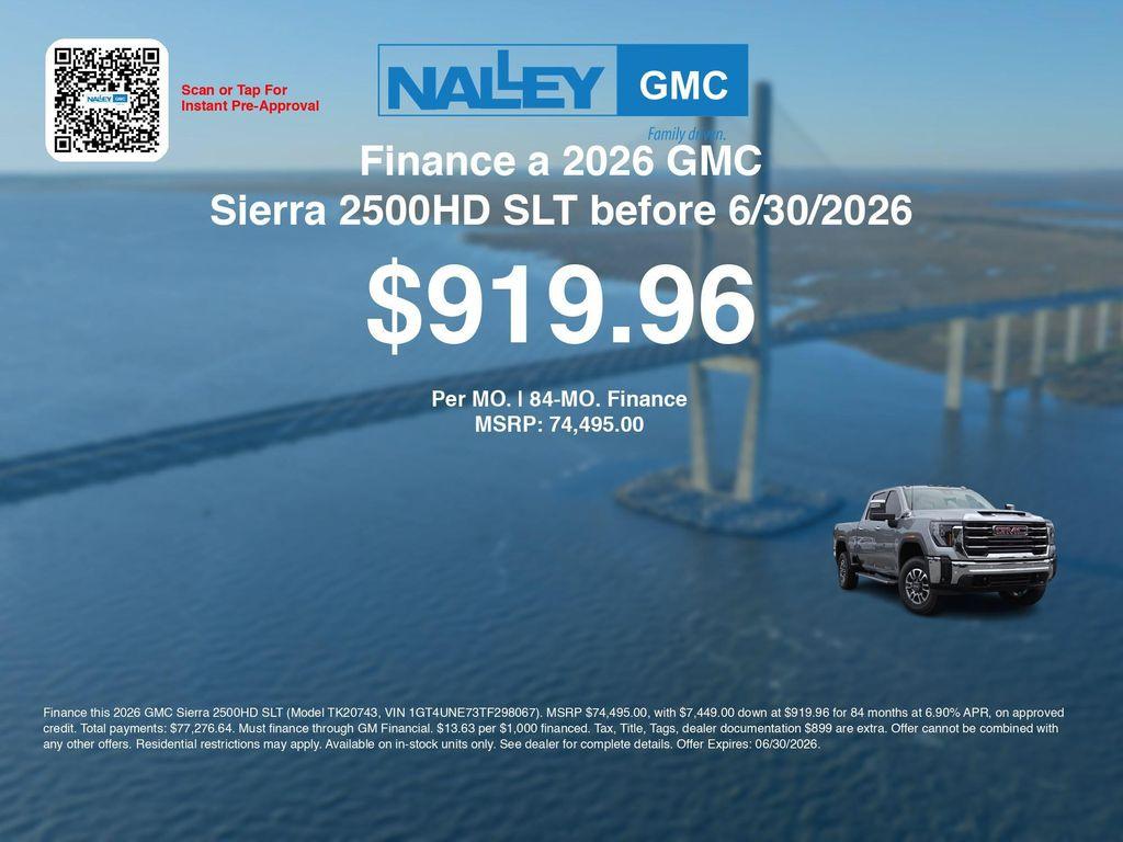 new 2026 GMC Sierra 2500 car, priced at $68,601