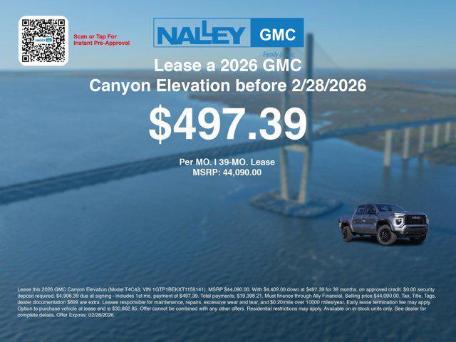 new 2026 GMC Canyon car, priced at $41,891