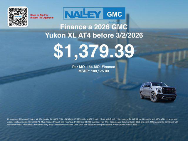 new 2026 GMC Yukon XL car, priced at $97,976