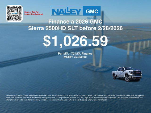 new 2026 GMC Sierra 2500 car, priced at $69,251
