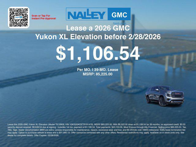 new 2026 GMC Yukon XL car, priced at $81,526