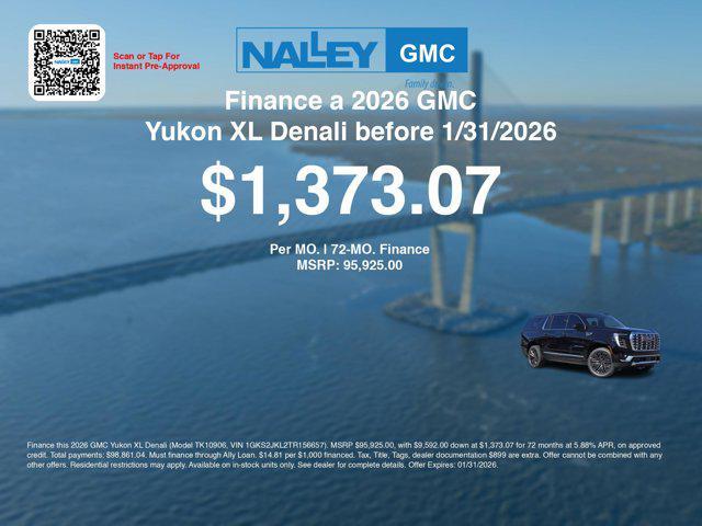 new 2026 GMC Yukon XL car, priced at $92,726