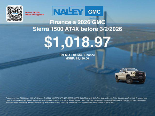 new 2026 GMC Sierra 1500 car, priced at $79,031