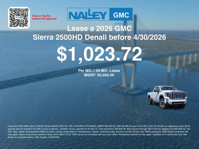 new 2026 GMC Sierra 2500 car, priced at $85,401