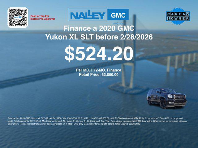 used 2020 GMC Yukon XL car, priced at $33,800