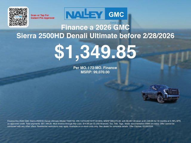 new 2026 GMC Sierra 2500 car, priced at $92,371