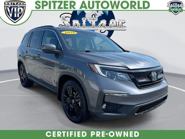 used 2021 Honda Pilot car, priced at $27,968