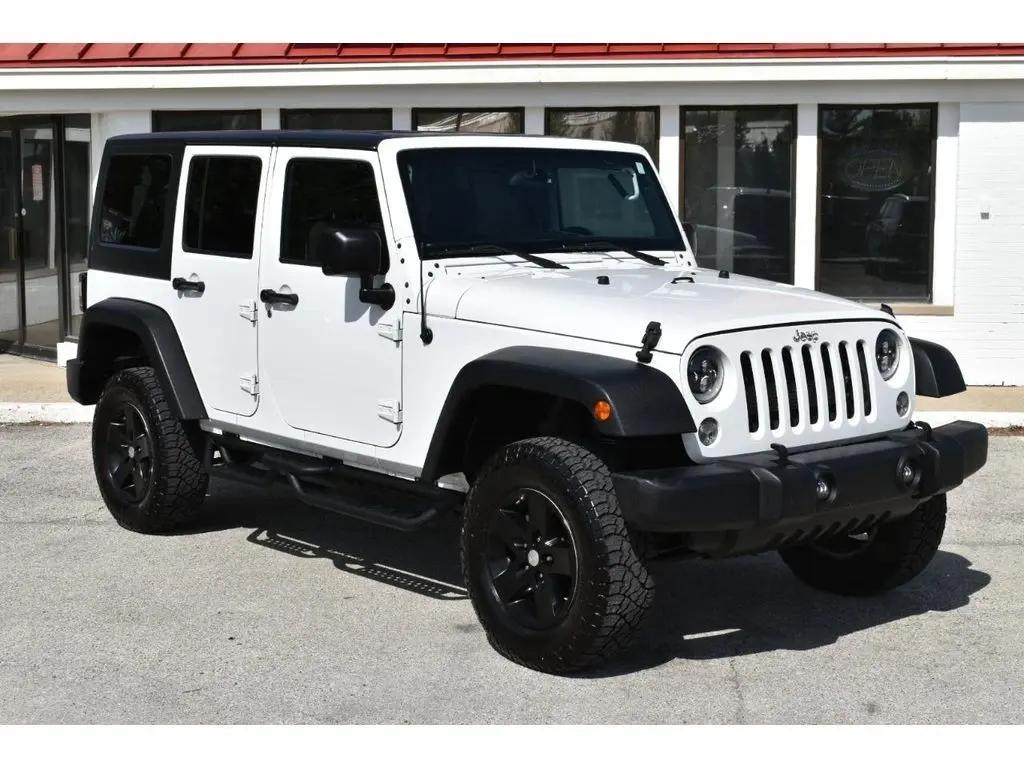 used 2017 Jeep Wrangler Unlimited car, priced at $18,999